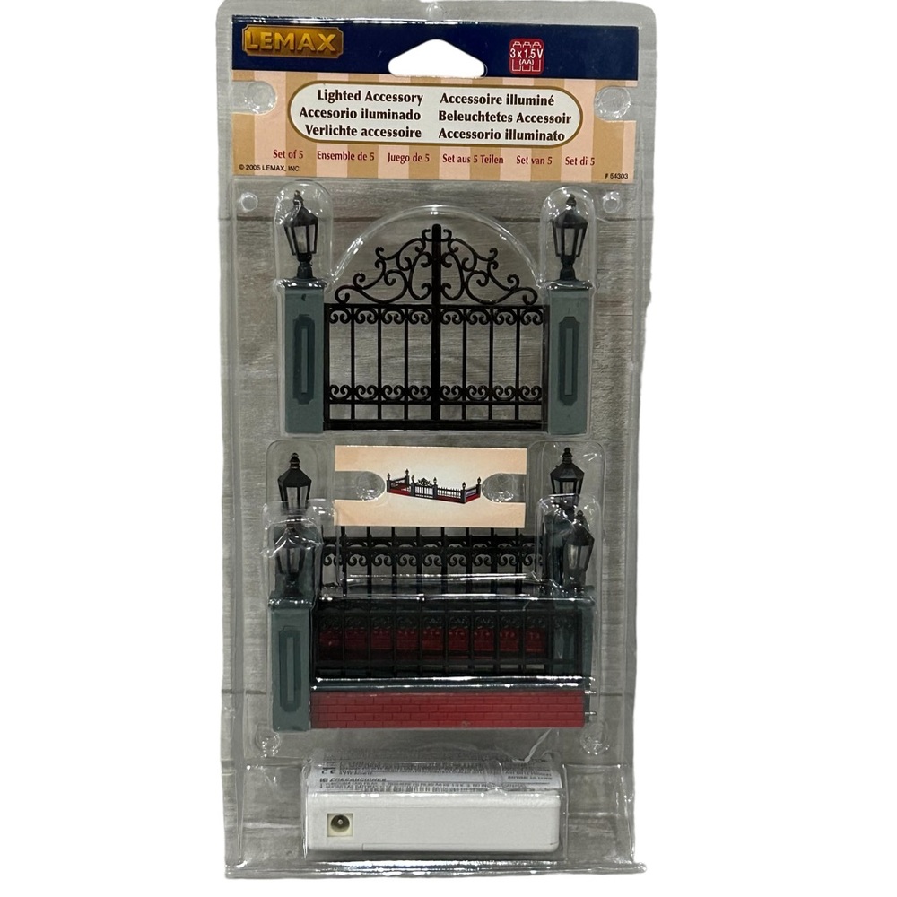 Lemax Lighted Gate Accessory